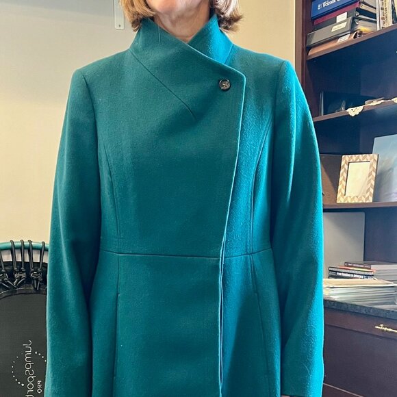 Beautiful teal Talbot's pea coat - Picture 1 of 10